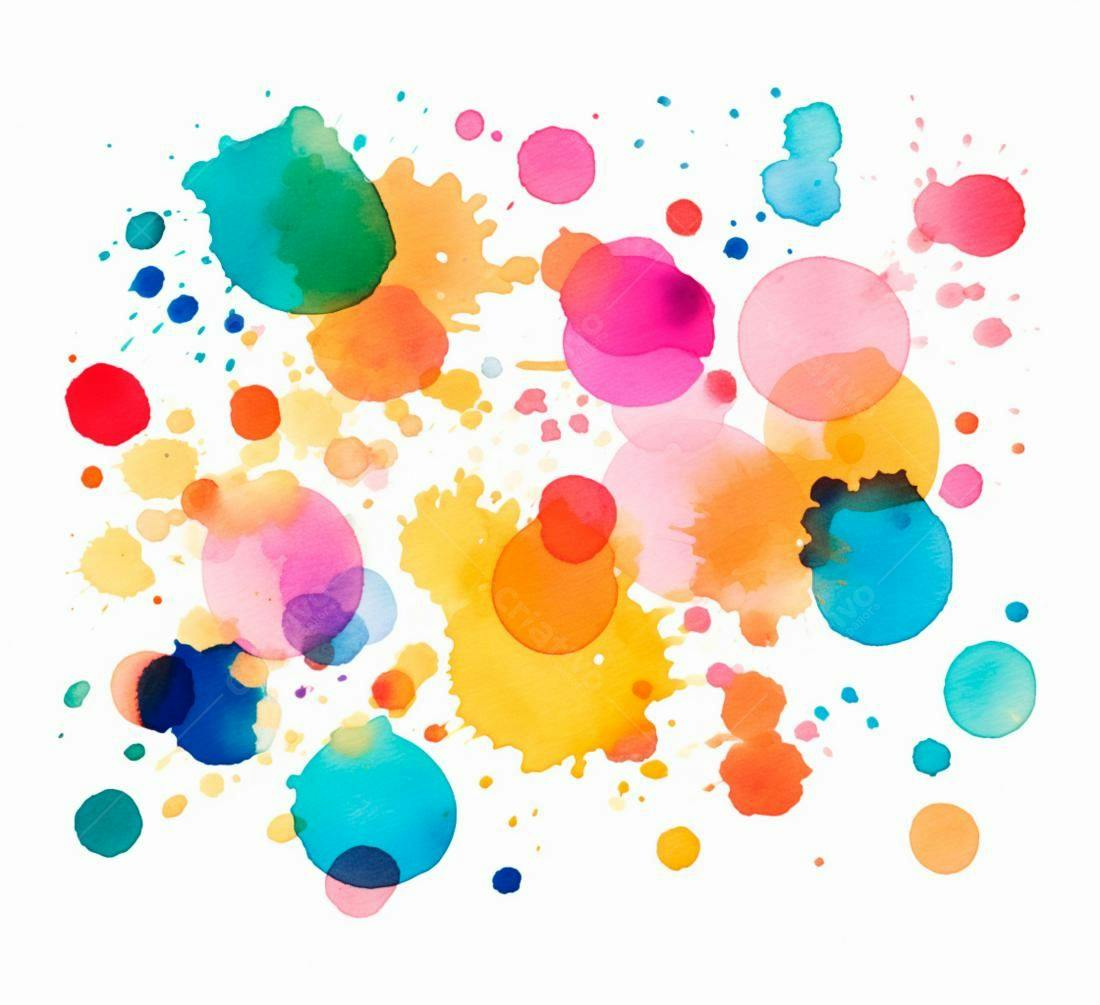 Textura aquarela colorida para fundo vibrante
