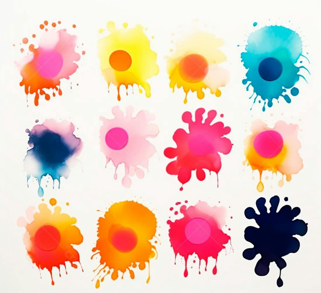 Textura aquarela colorida para fundo