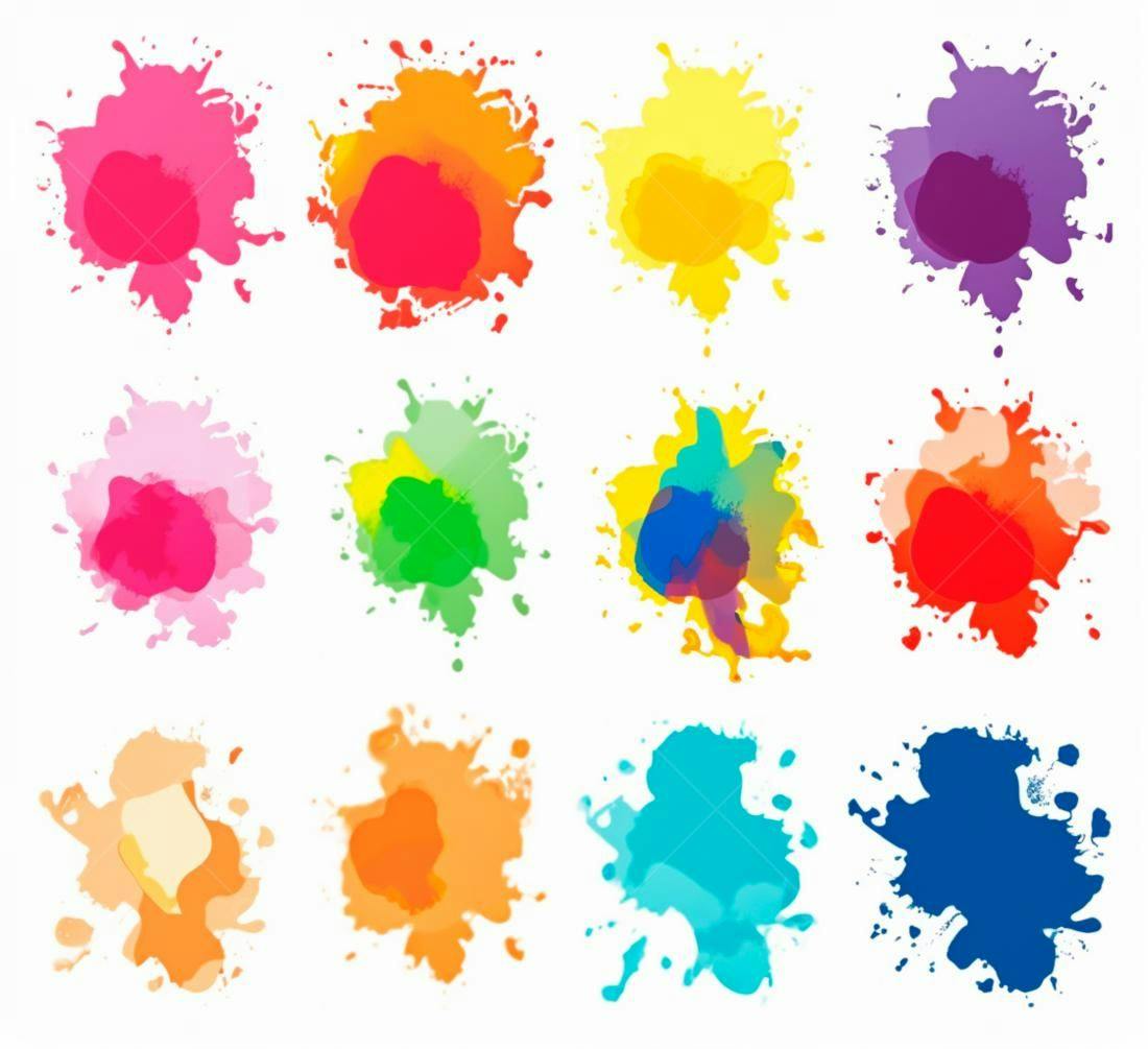 Textura Pintura Abstrata Colorida para Fundo