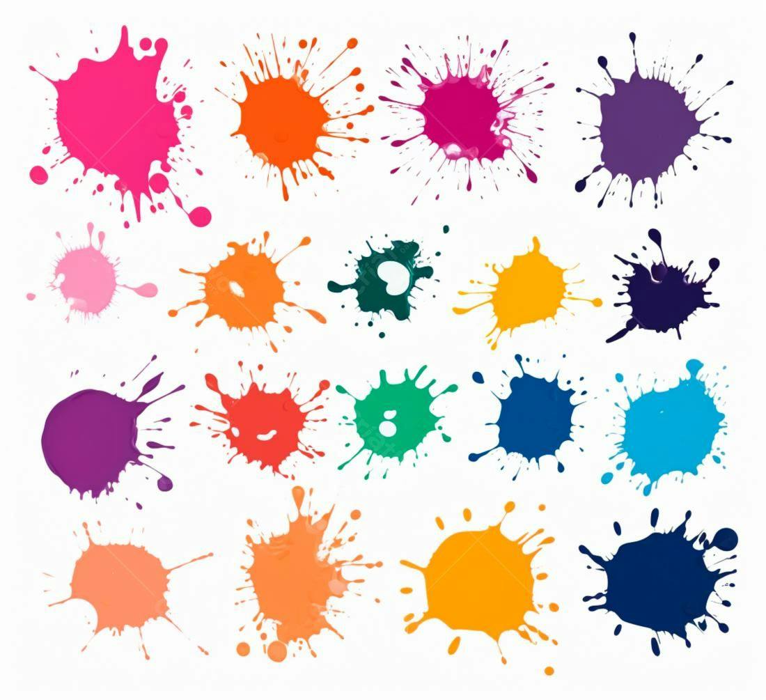 Textura respingos coloridos para fundo