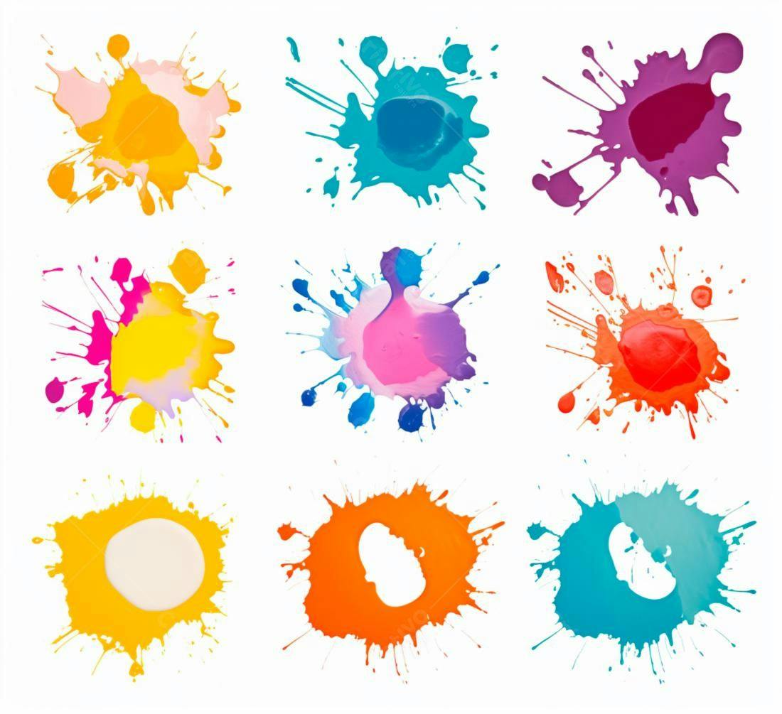 Textura respingos coloridos para fundo criativo