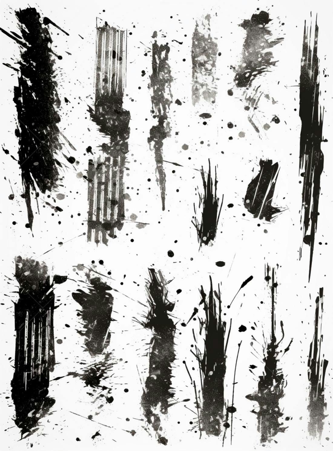 Texturas Abstrato em Preto e Branco