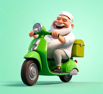 Imagem De Entregador Com Moto Delivery (175)
