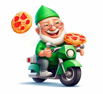Imagem De Entregador Com Moto Delivery (190)