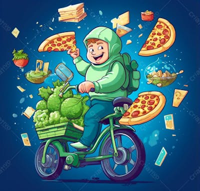 Imagem De Entregador Com Moto Delivery (15)