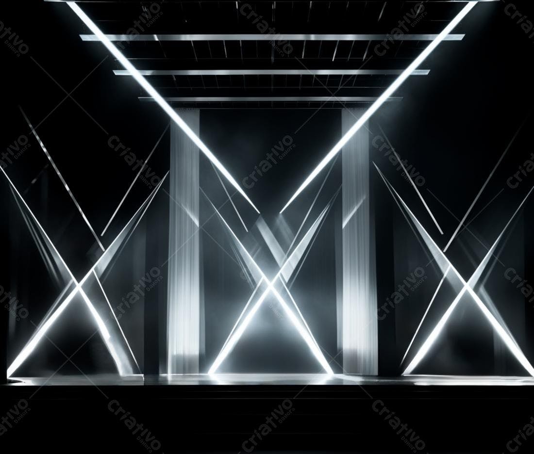 Palco com Iluminação Cênica Moderna