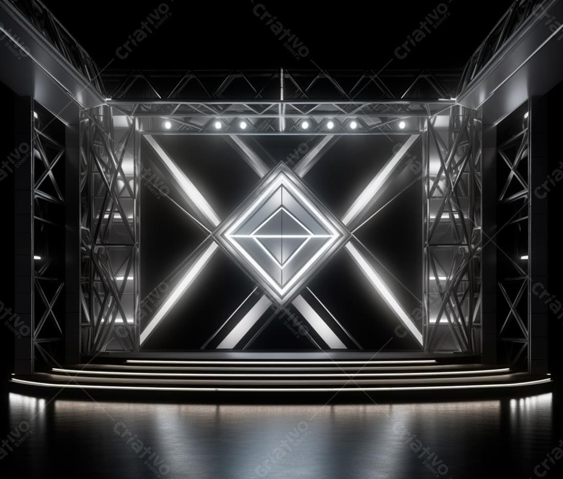 Palco Moderno com Iluminação de LED