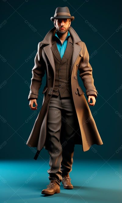 Personagem De Desenho Animado 3D De Um Fotógrafo Profissional (14)