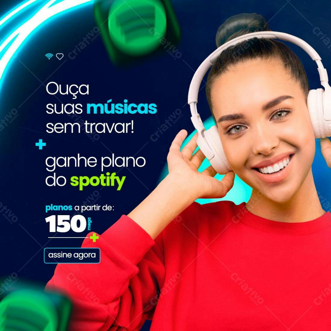 Banner Spotify PSD Editável