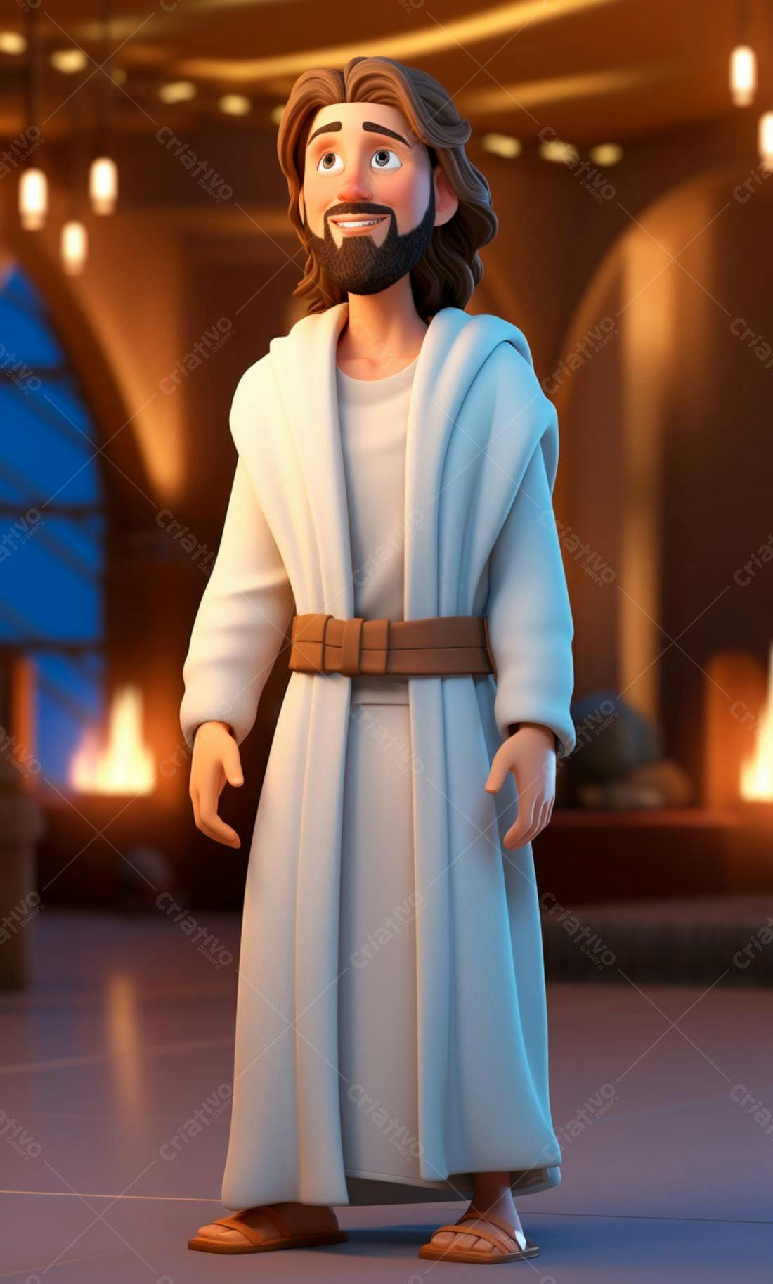 Jesus Cristo desenho animado