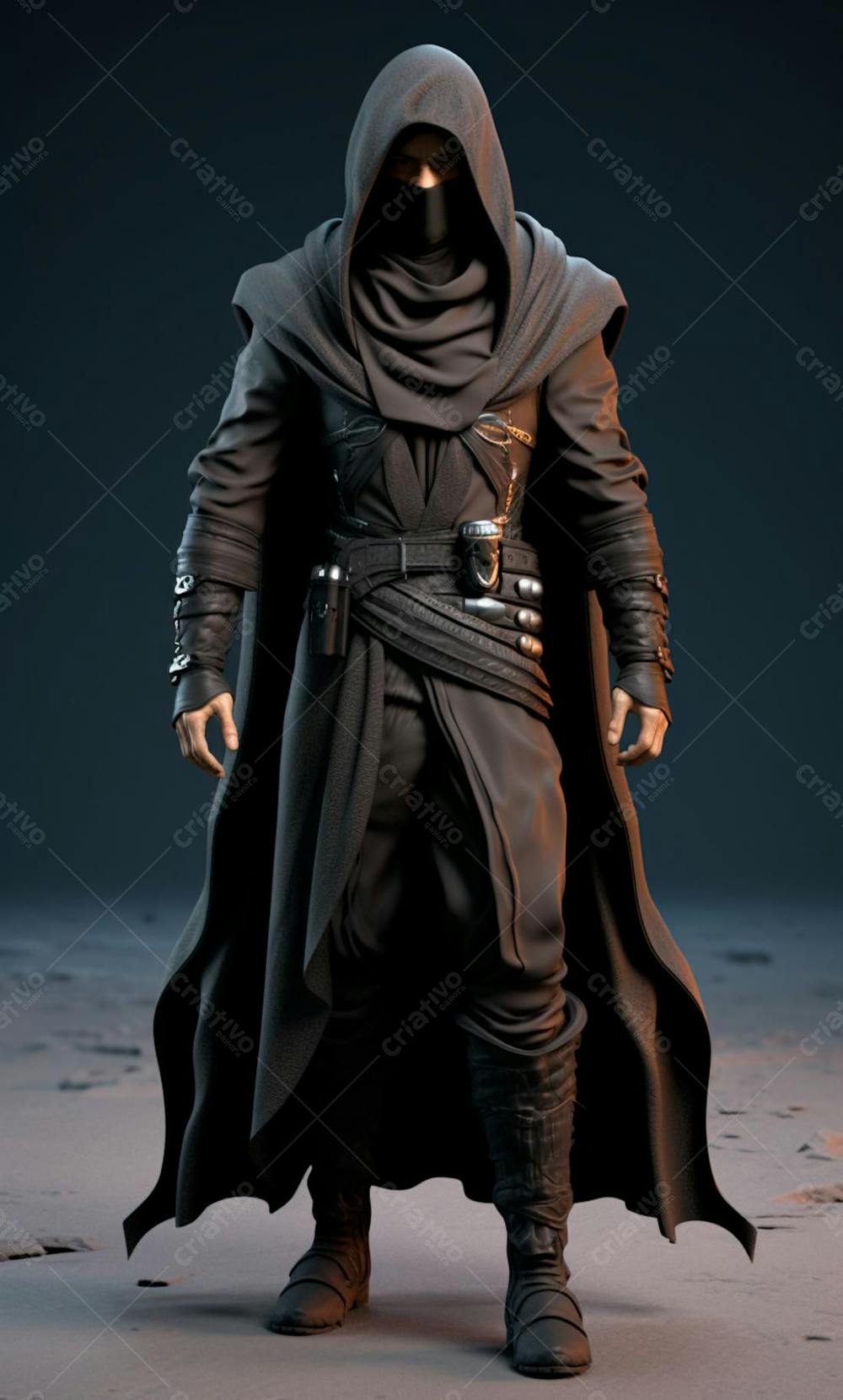 Ninja 3D Cartoon Character (13)