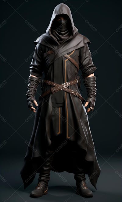 Ninja 3D Cartoon Character (15)