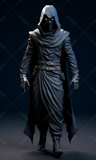 Ninja 3D Cartoon Character (20)