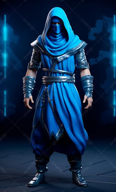 Ninja 3D Cartoon Character (21)