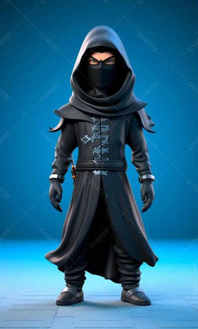 Ninja 3D Cartoon Character (35)