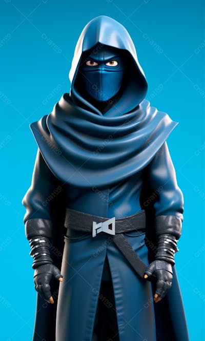 Ninja 3D Cartoon Character (36)