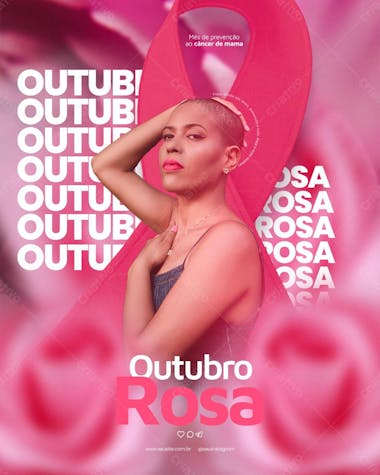 Flyer outubro rosa feed