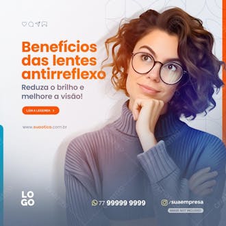 Benefícios das lentes antirreflexo