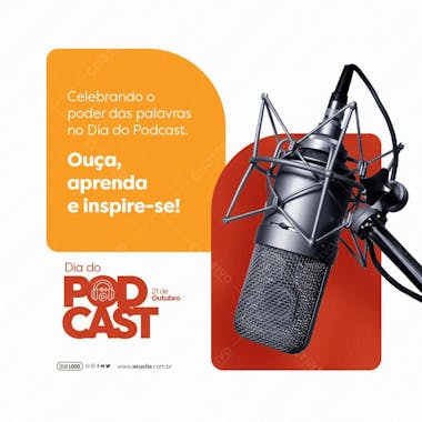 Feed dia do podcast ouça aprenda inspire se