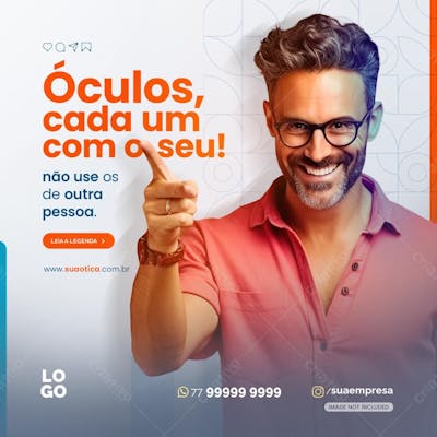 Óculos, Cada Um Com O Seu