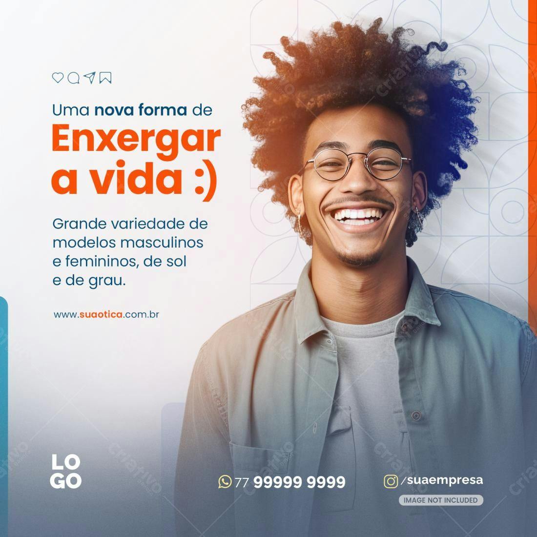 Post para Redes Sociais PSD Editável