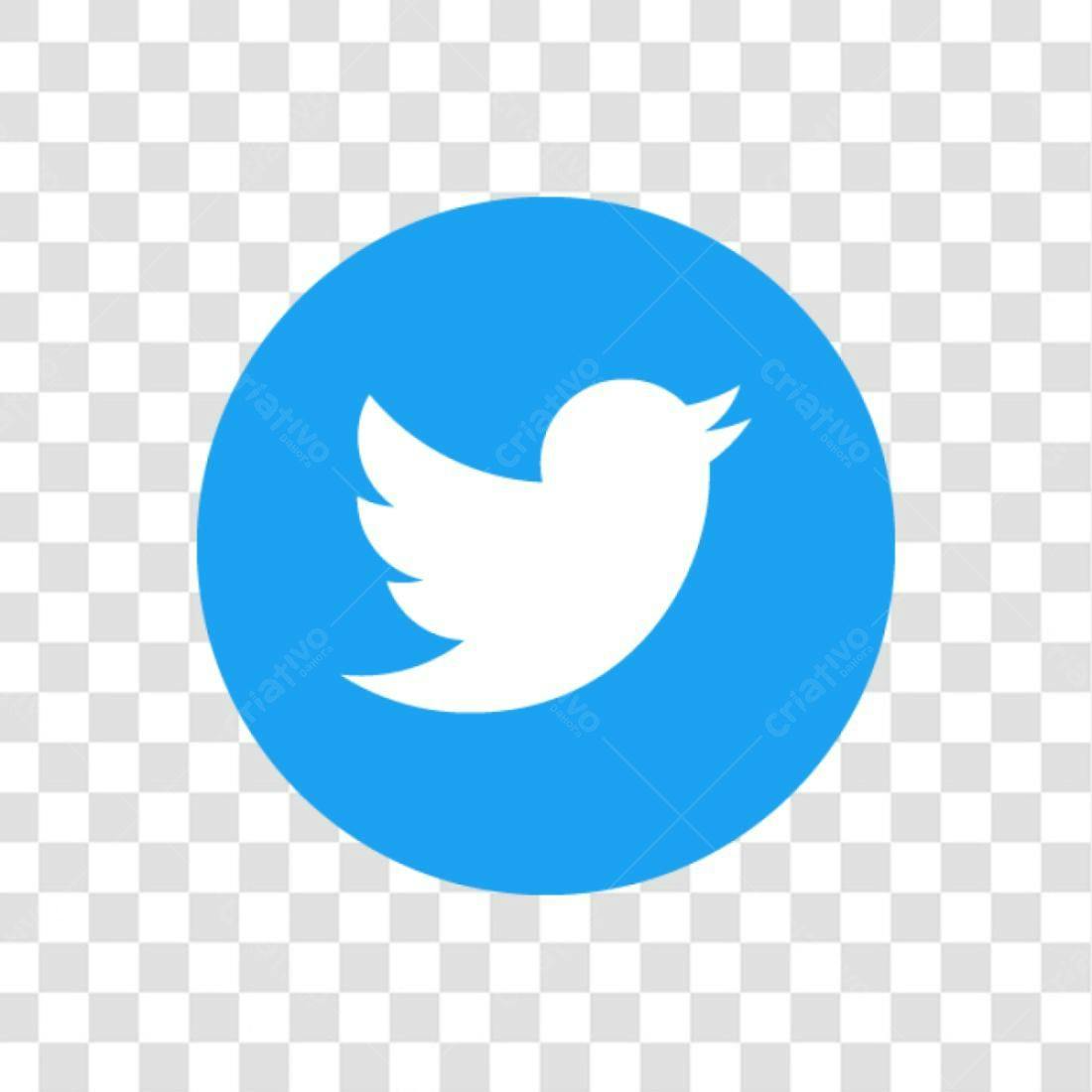 Icone Twitter PNG com fundo transparente