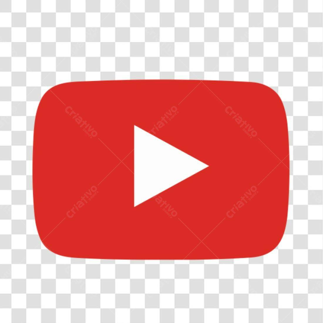 Ícone Youtube PNG com fundo transparente