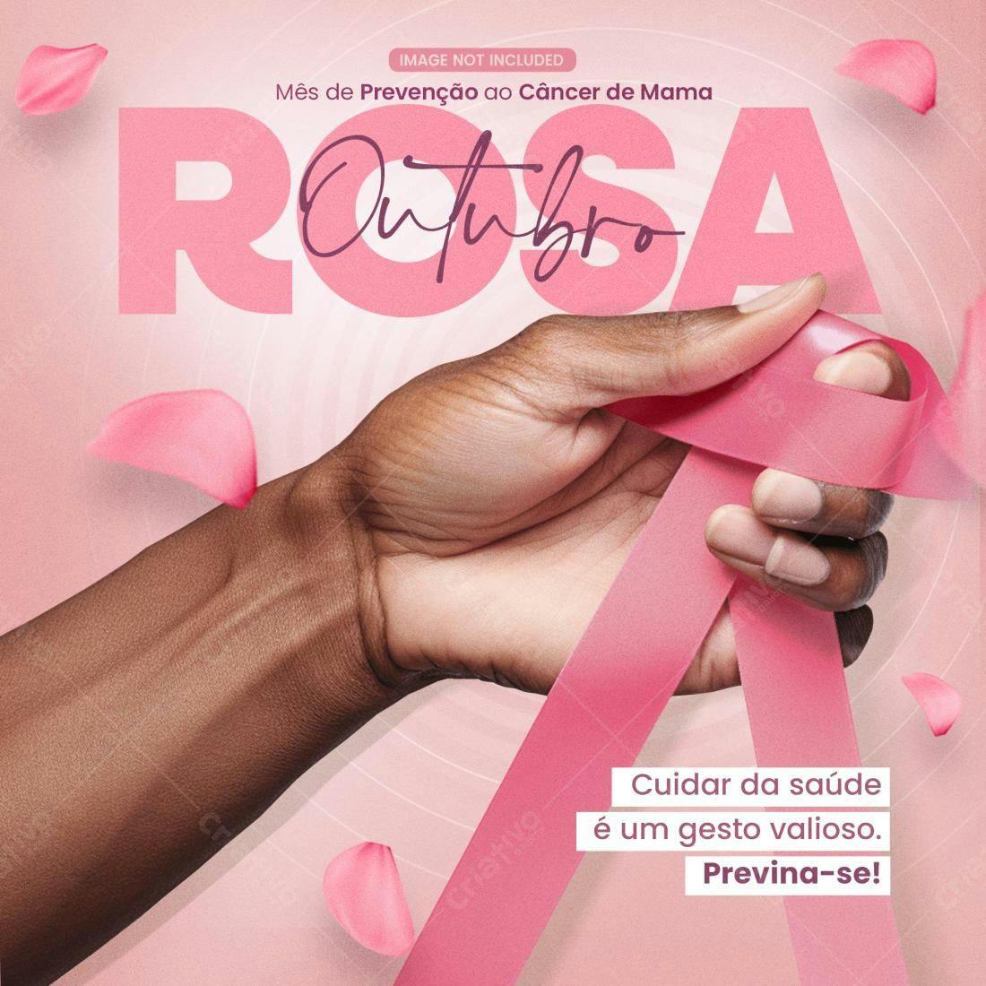 Postagem Outubro Rosa PSD Editável