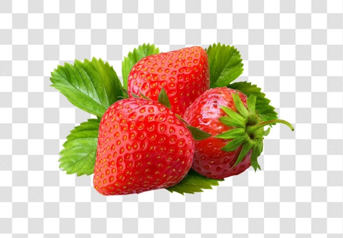 Icone Morangos Frescos PNG com fundo transparente