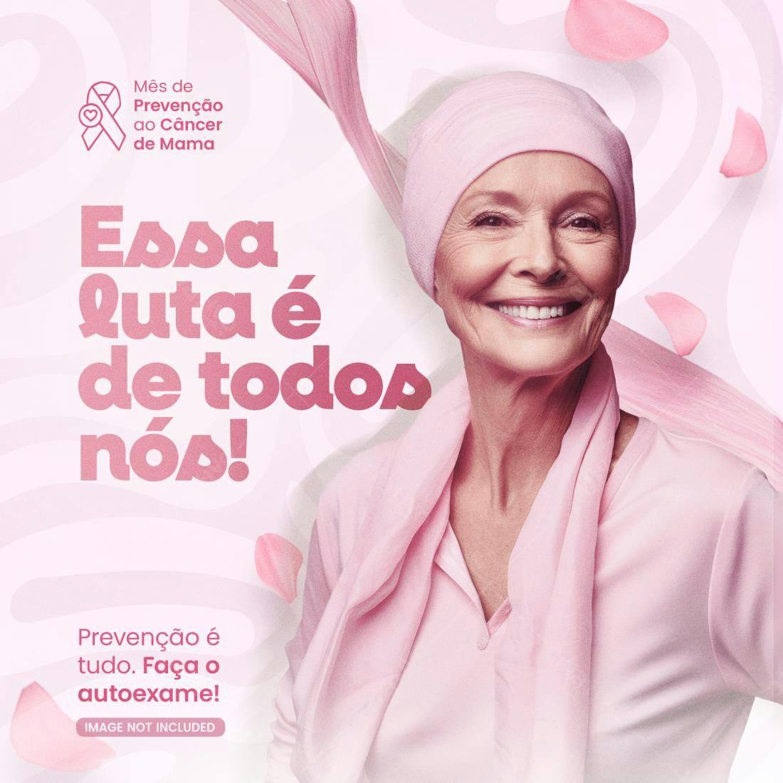 Post para Outubro Rosa PSD Editável
