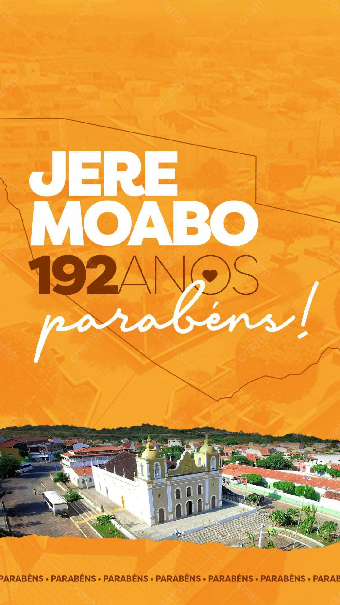 Flyer para Aniversário de Jere Moabo PSD Editável