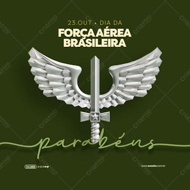 Feed dia da força aérea brasileira 23 de outubro