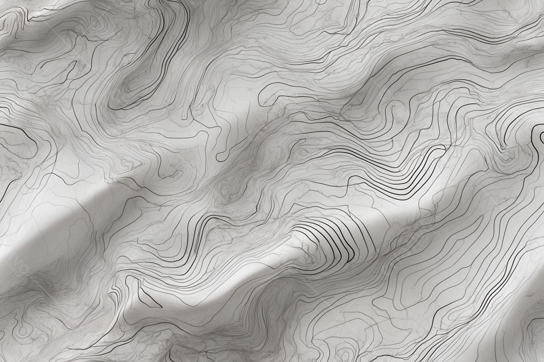 Textura Topográfica Cinza para Fundo