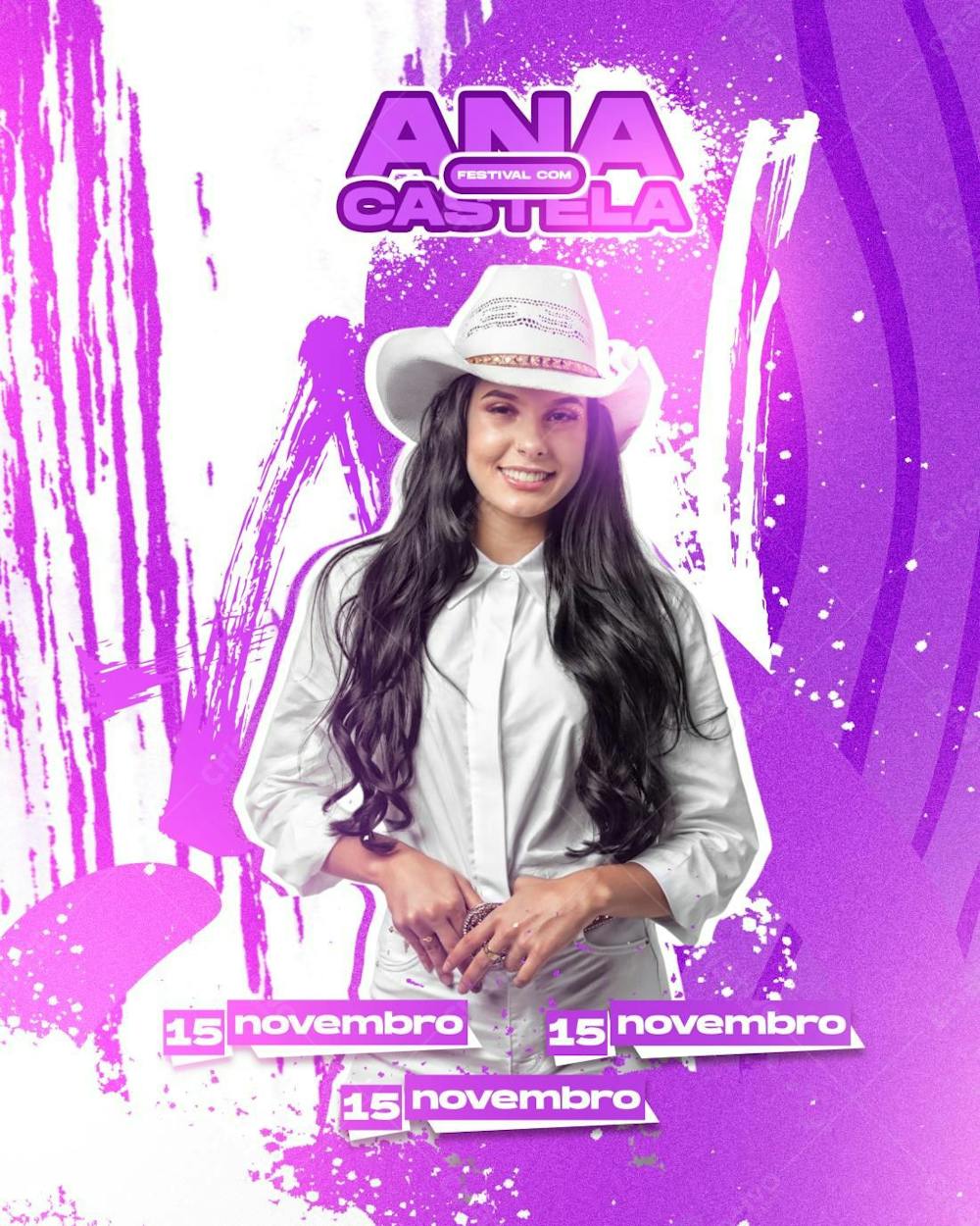 Flyer Festival Com Ana Castela Feed