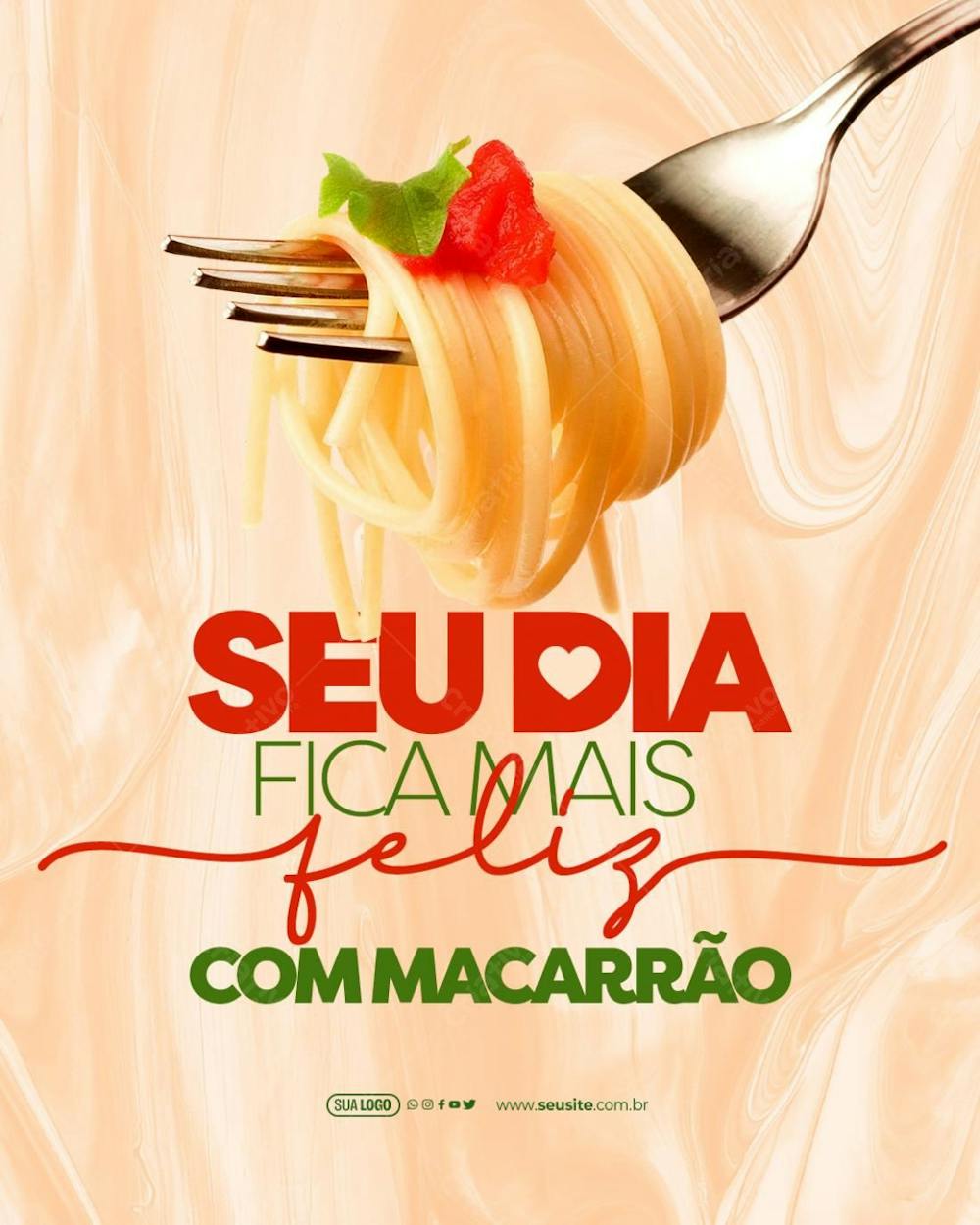 Feed   Dia Do Macarrão   Seu Dia Fica Mais Feliz Com Macarrão