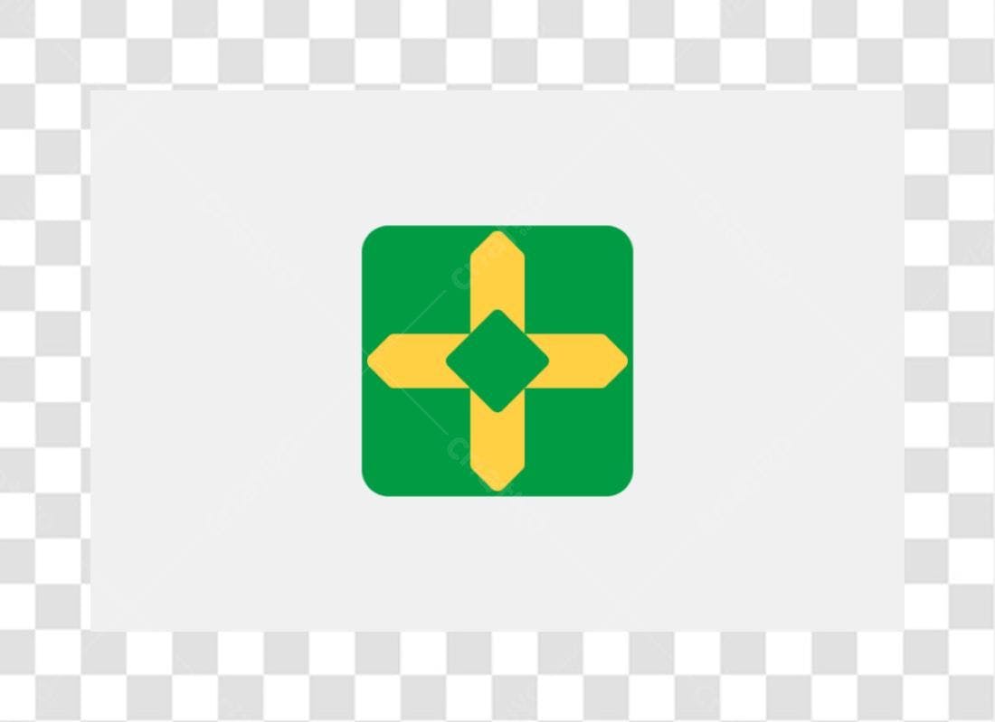 Ícone Médico Verde e Amarelo PNG com fundo transparente