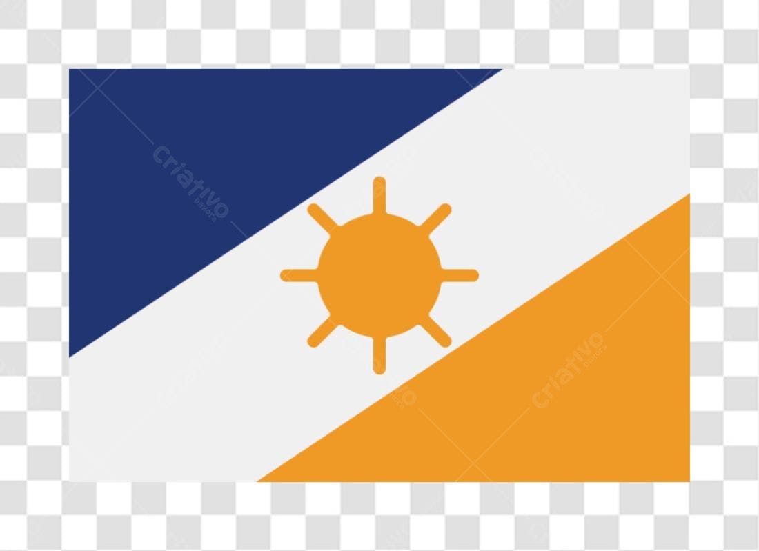 Bandeira PNG com fundo transparente Sol Marinho