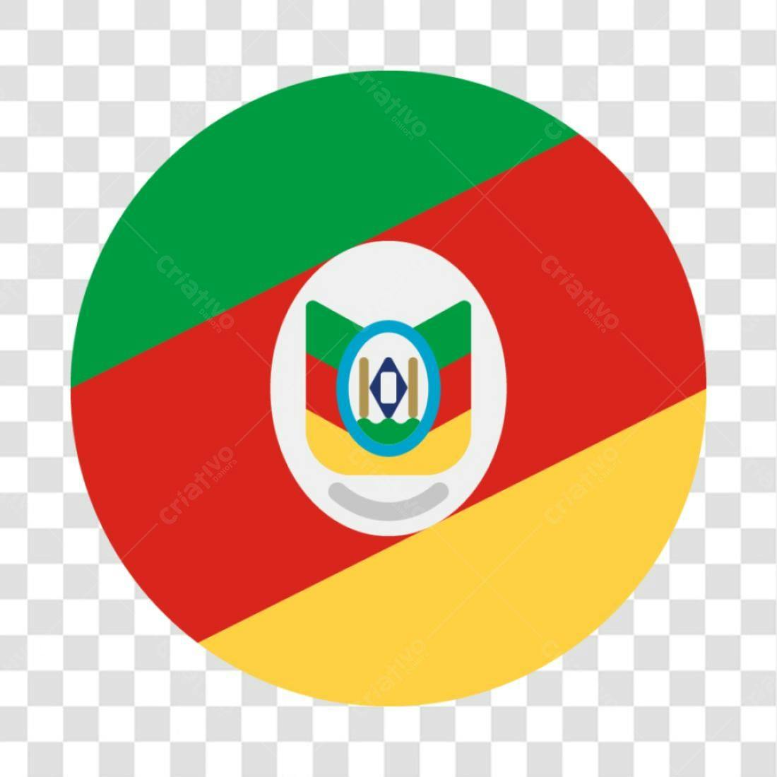 Ícone Bandeira Rondônia PNG com fundo transparente
