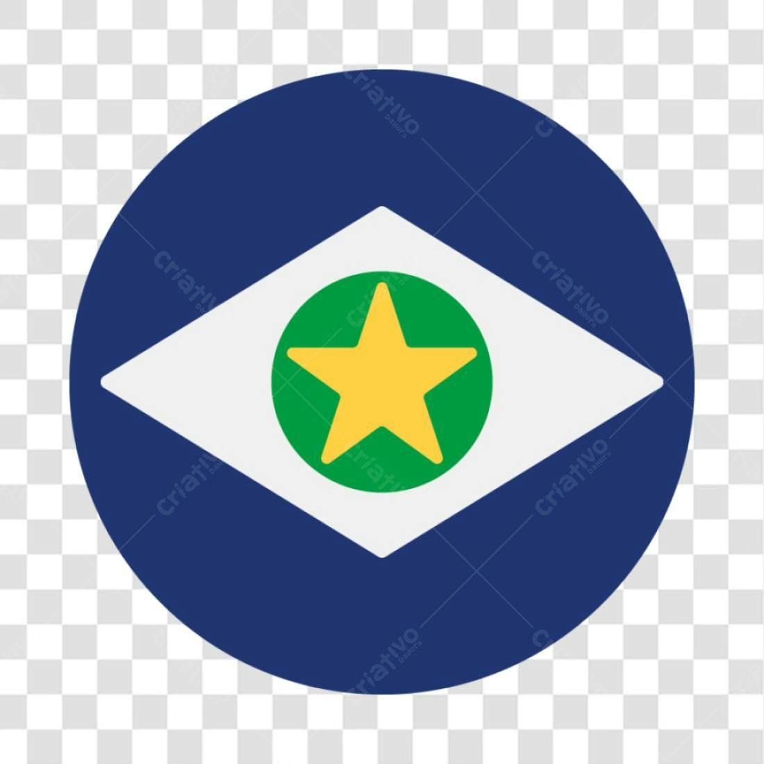 Ícone Brasil tema futebol PNG com fundo transparente