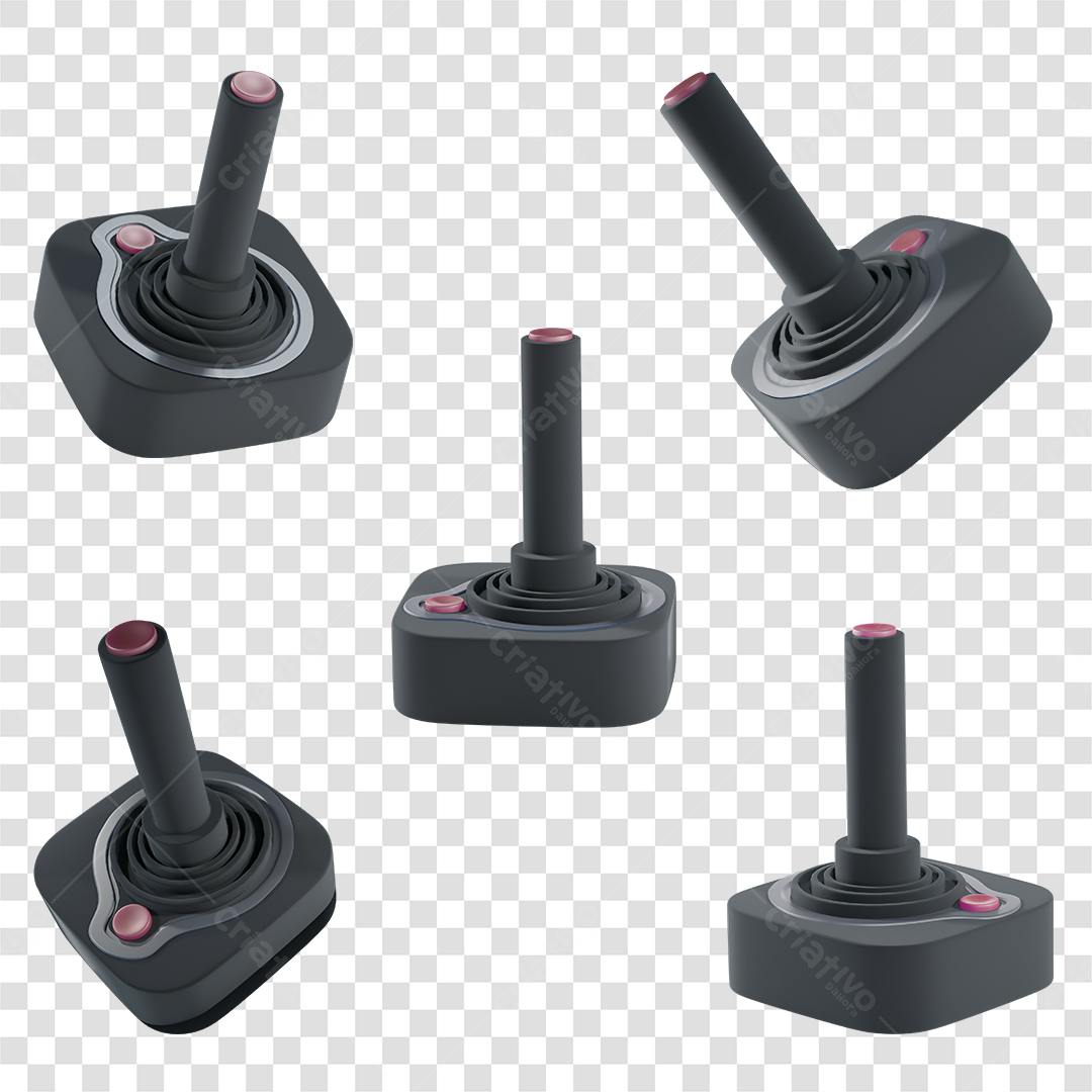 Icone Joystick Retrô PNG com fundo transparente