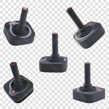 Joystick atari 3d png