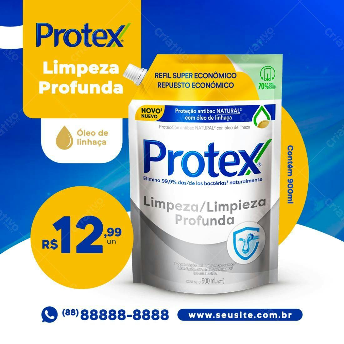 Banner Promocional Protetex PSD Editável