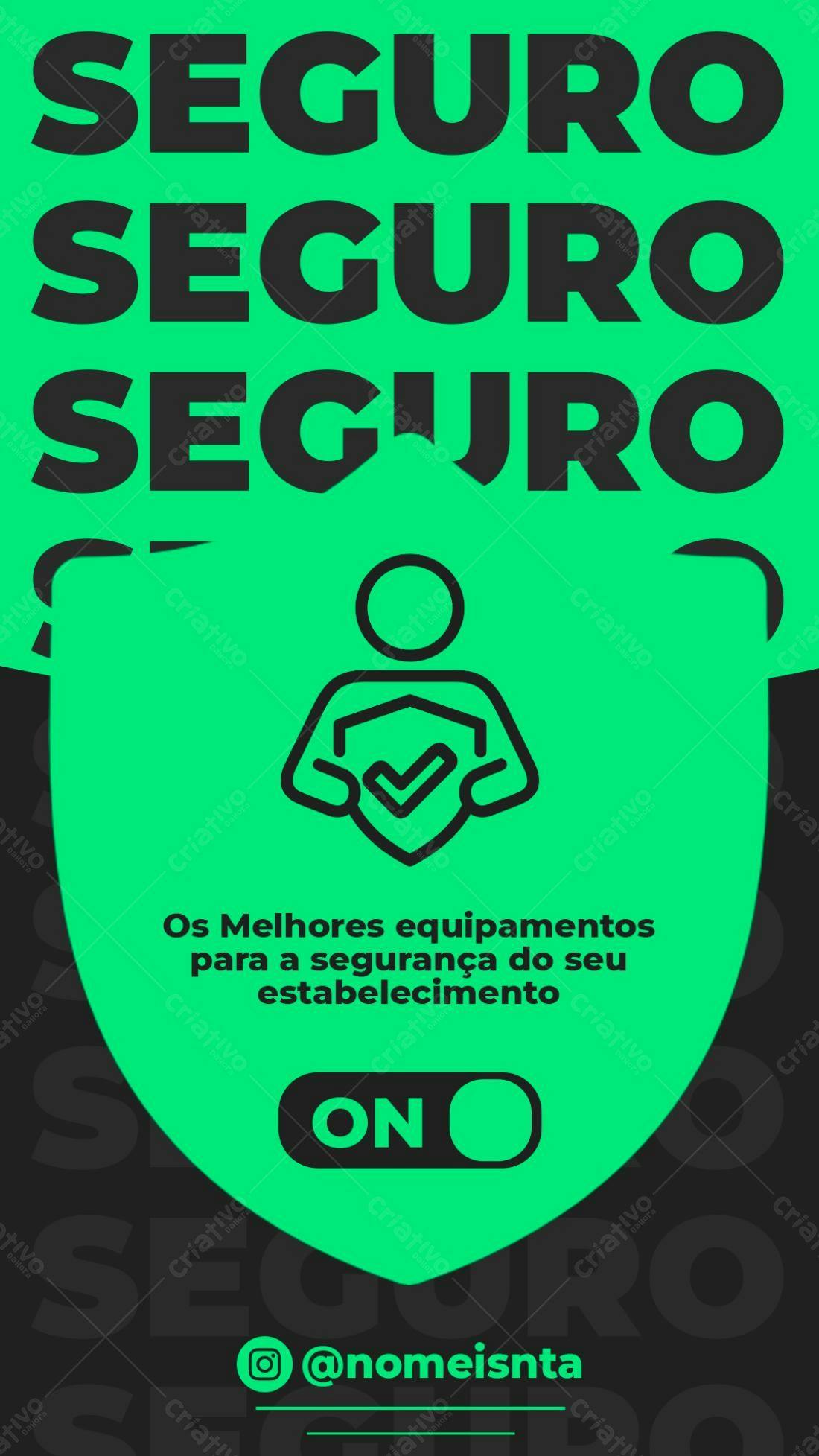 Flyer Segurança Empresarial PSD Editável