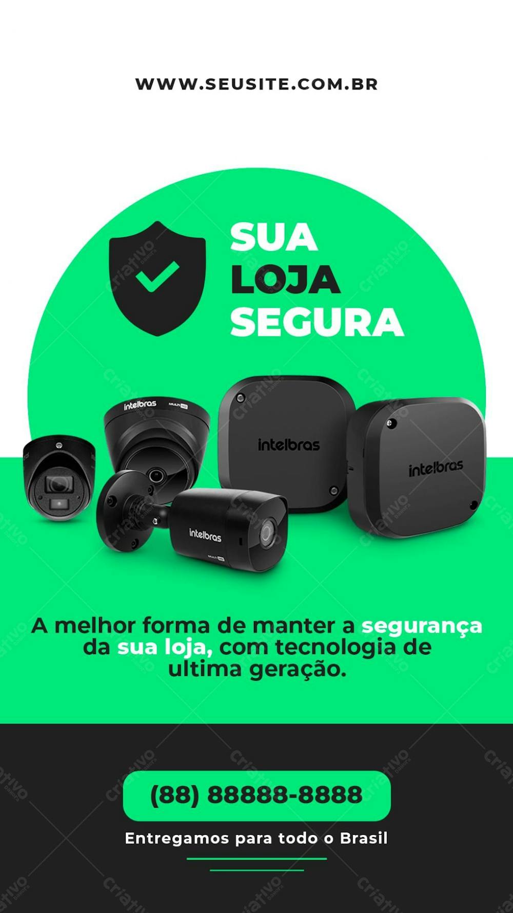 Varios Modelos De Câmera Loja De Equipamentos De Vigilância Psd Editável