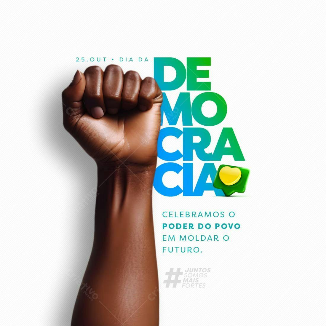 Post para o Dia da Democracia PSD Editável