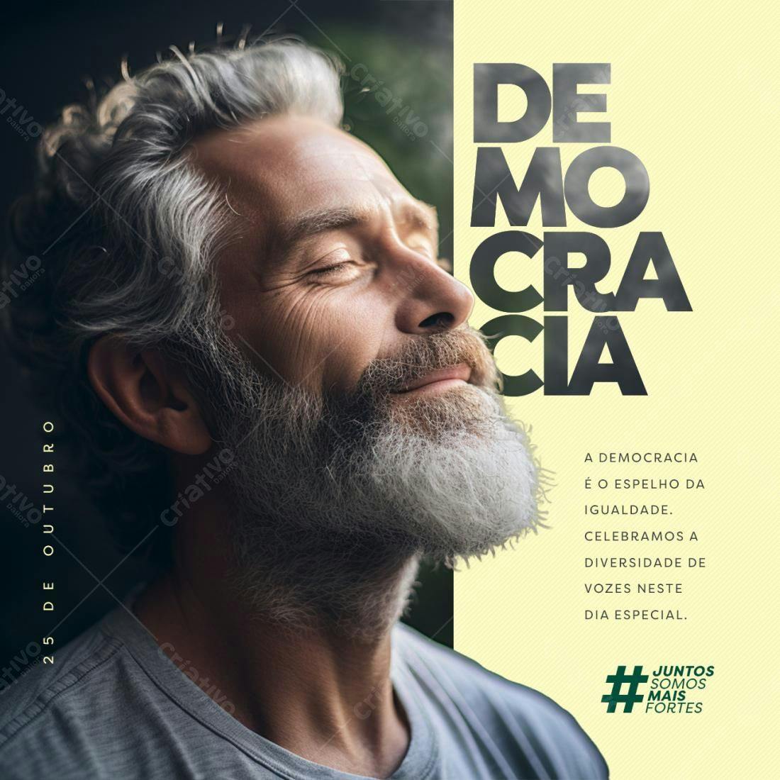 Post para o Dia da Democracia PSD Editável