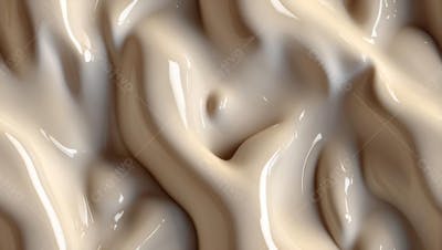 Textura De Massa De Sorvete Branca Leite E Baunilha