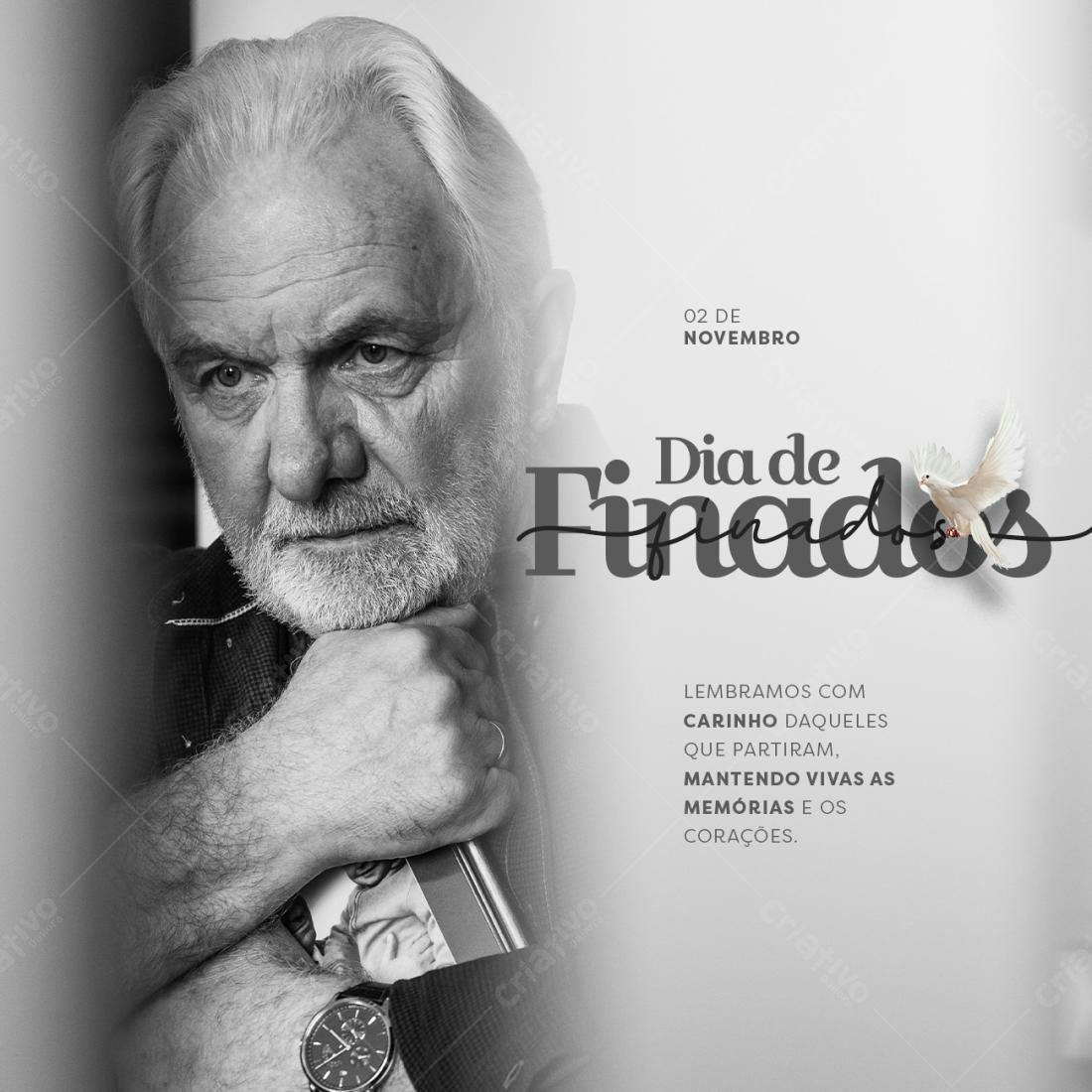 Flyer Dia de Finados PSD Editável