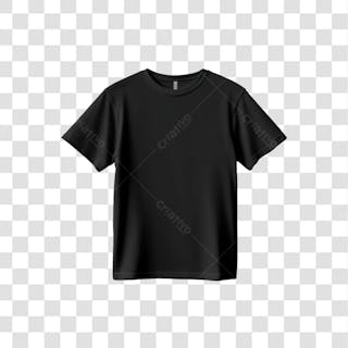 Camiseta preta pendurada png gratis