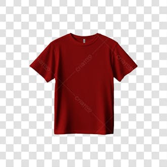 Camiseta vermelha pendurada png gratis